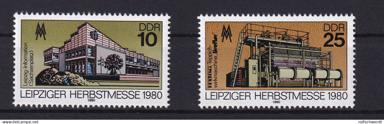 Leipziger Herbstmesse 1980 ** - Other & Unclassified