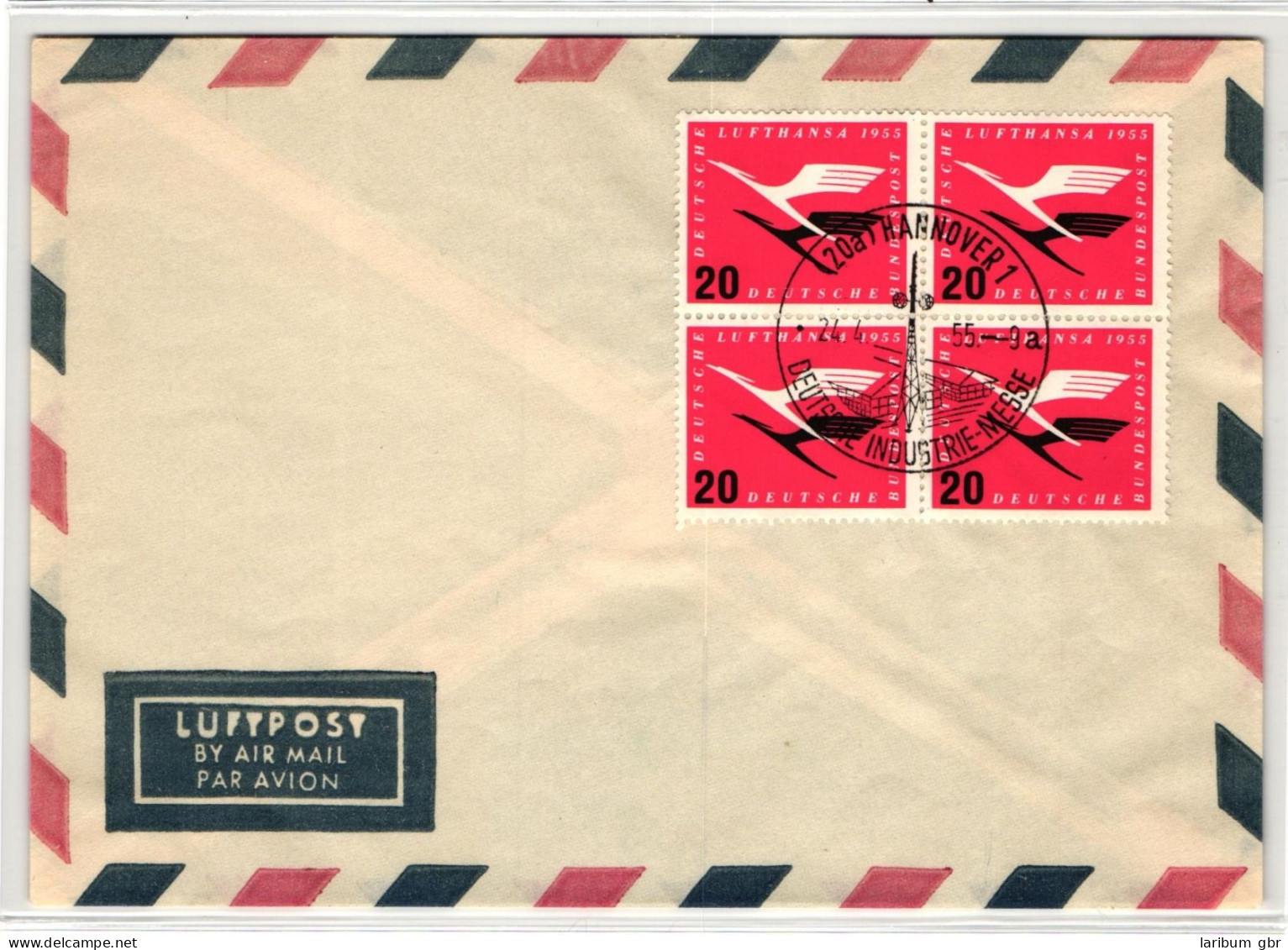 BRD Bund 205-208 4 Ungelaufene Briefe Mit 4er Block #JF656 - Other & Unclassified