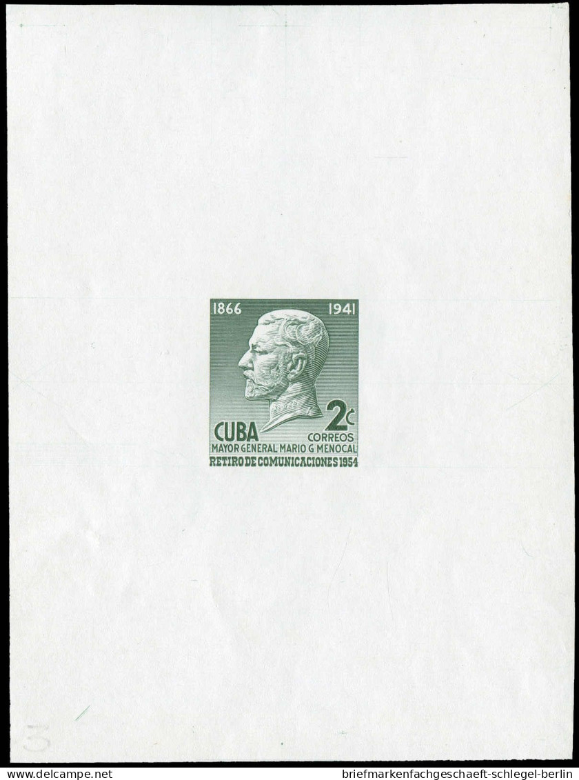 Cuba, 1955, 454 Prob., Ohne Gummi - Cuba