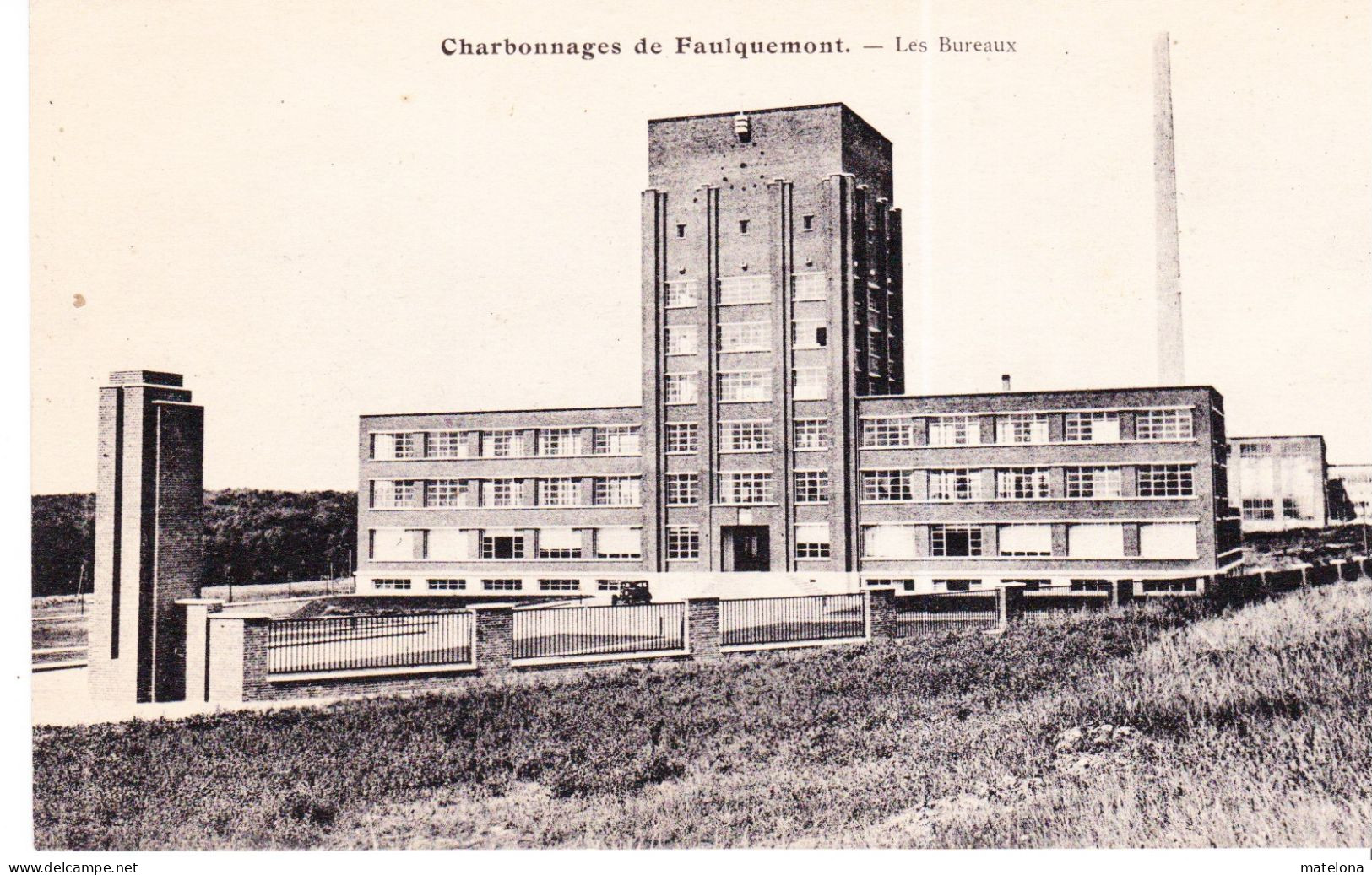 57 - MOSELLE CHARBONNAGES DE FAULQUEMONT LES BUREAUX Mines - Faulquemont
