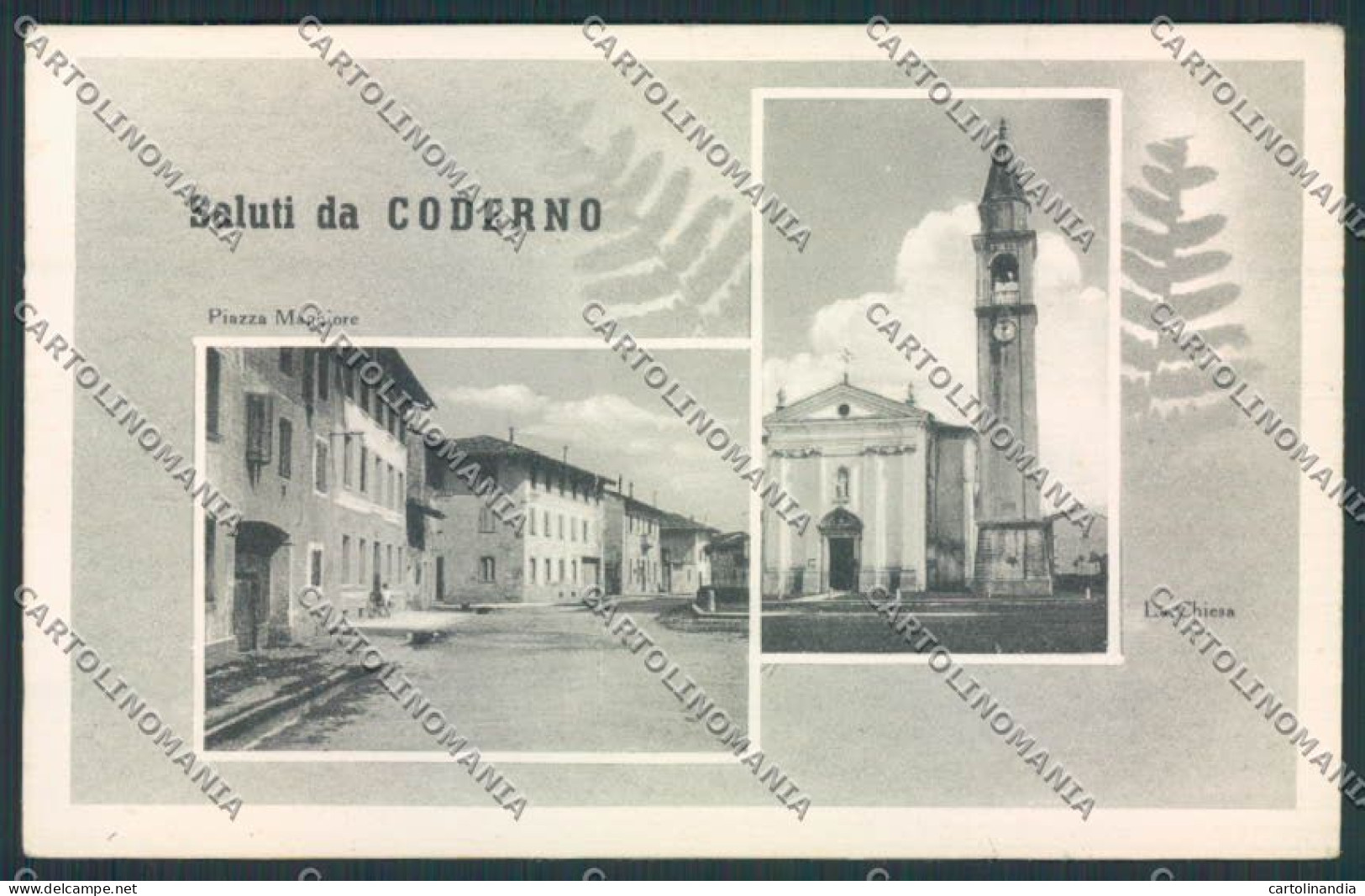 Udine Sedegliano Coderno STRAPPINO Cartolina RB1831 - Udine