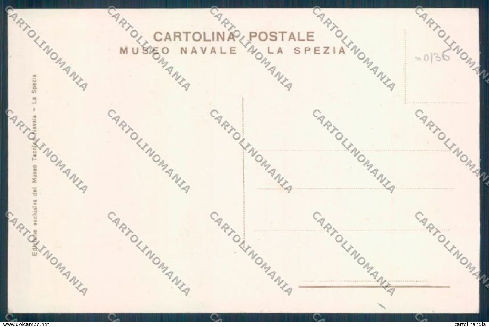 La Spezia Città Museo Navale Cartolina ZT7019 - La Spezia