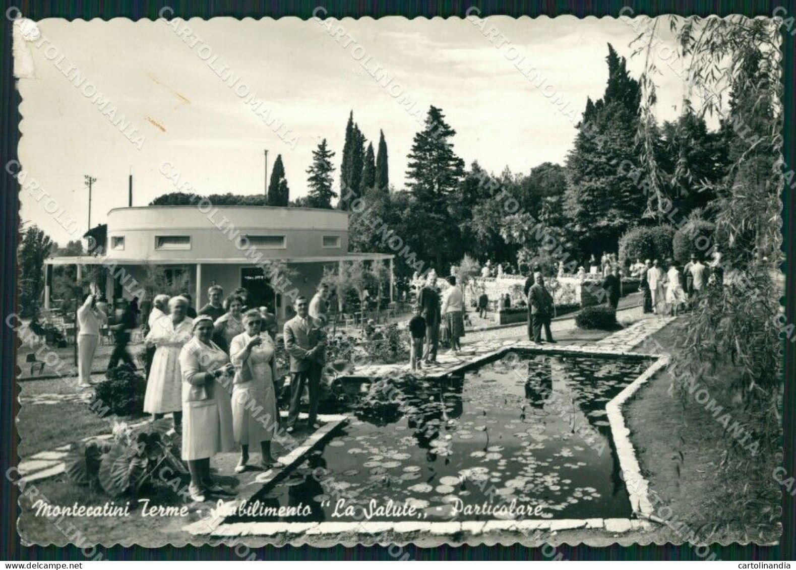 Pistoia Montecatini Terme Stabilimento La Salute COLLA Foto FG Cartolina ZK4337 - Pistoia