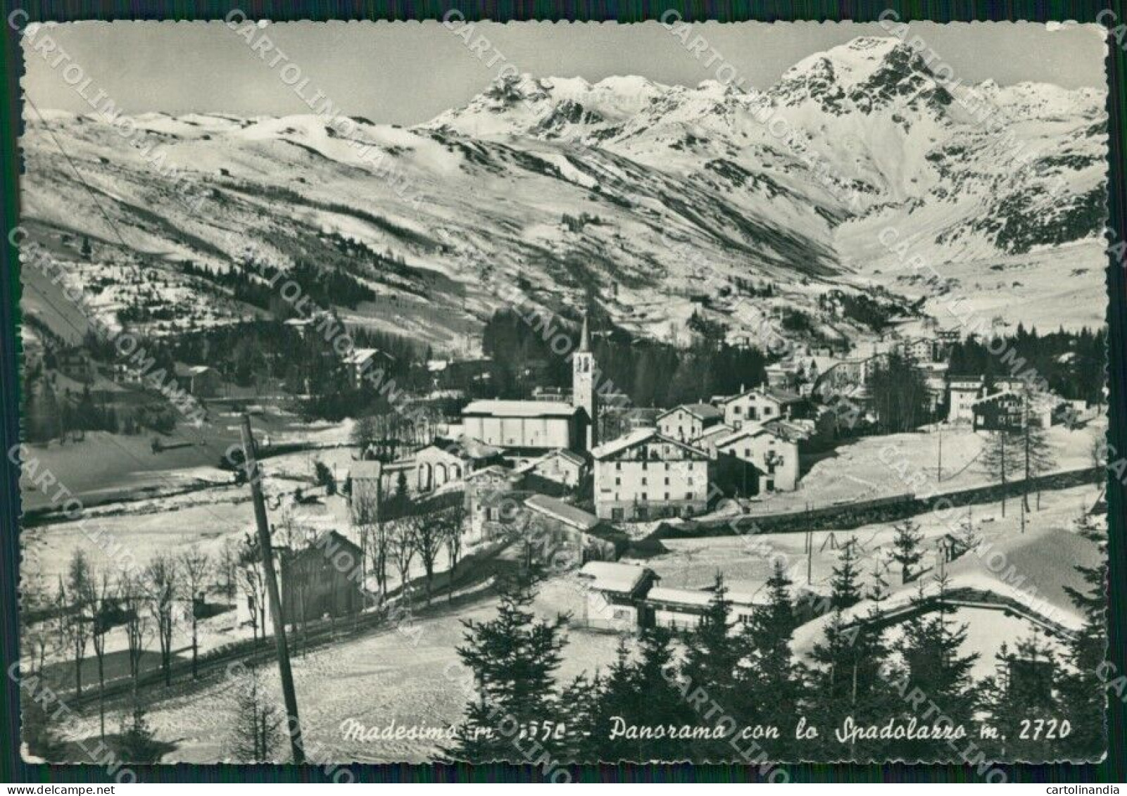 Sondrio Madesimo Nevicata Foto FG Cartolina ZK4219 - Sondrio