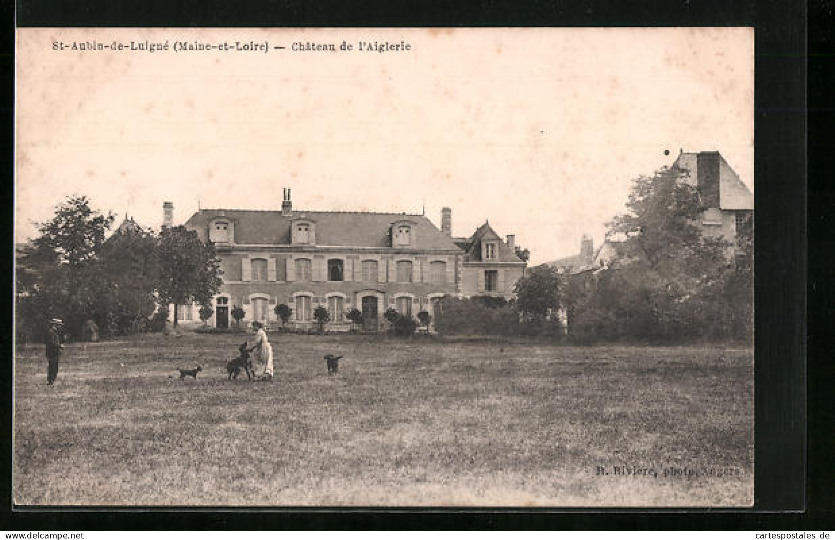 CPA St-Aubin-de-Luigné, Château De L`Aiglerie  - Autres & Non Classés