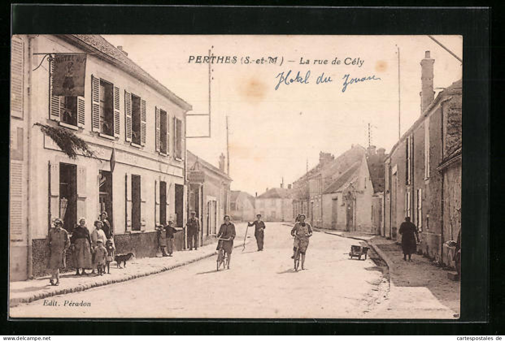 CPA Perthes, La Rue De Cély  - Perthes