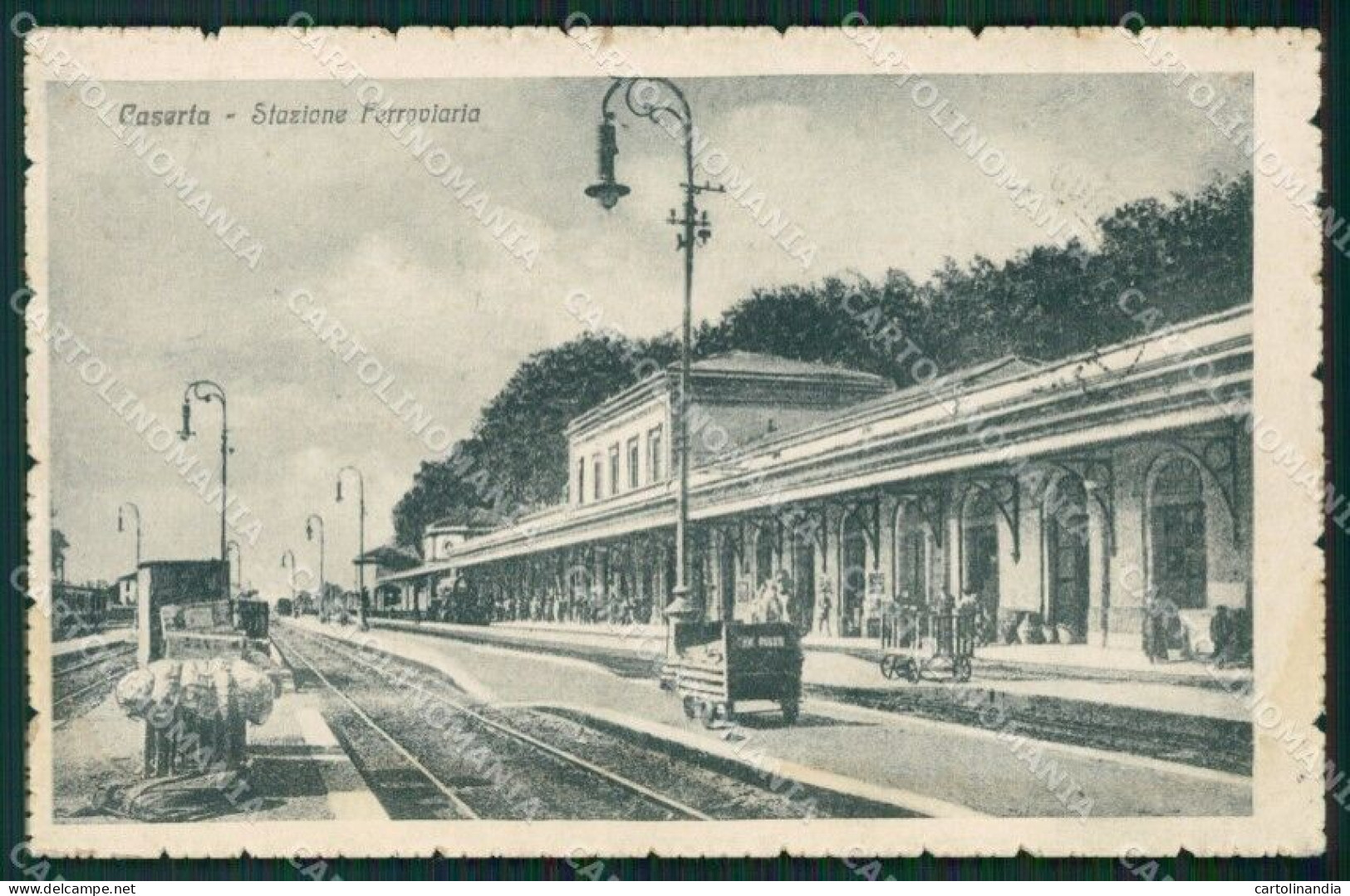 Caserta Città Stazione MACCHIA Cartolina ZKM9980 - Caserta