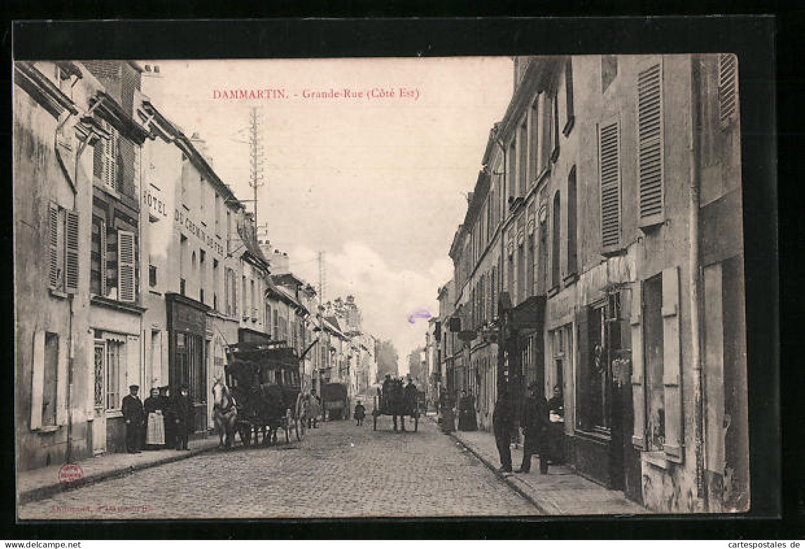 CPA Dammartin, Grande-Rue  - Autres & Non Classés