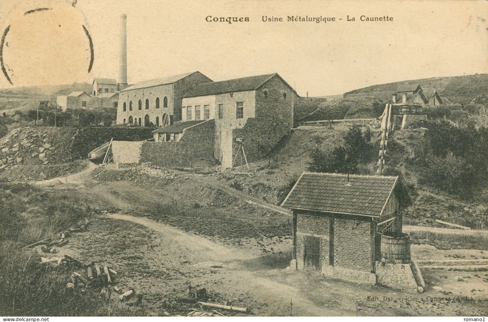 11)    CONQUES  - Usine Métallurgique  - La Caunette - Conques Sur Orbiel