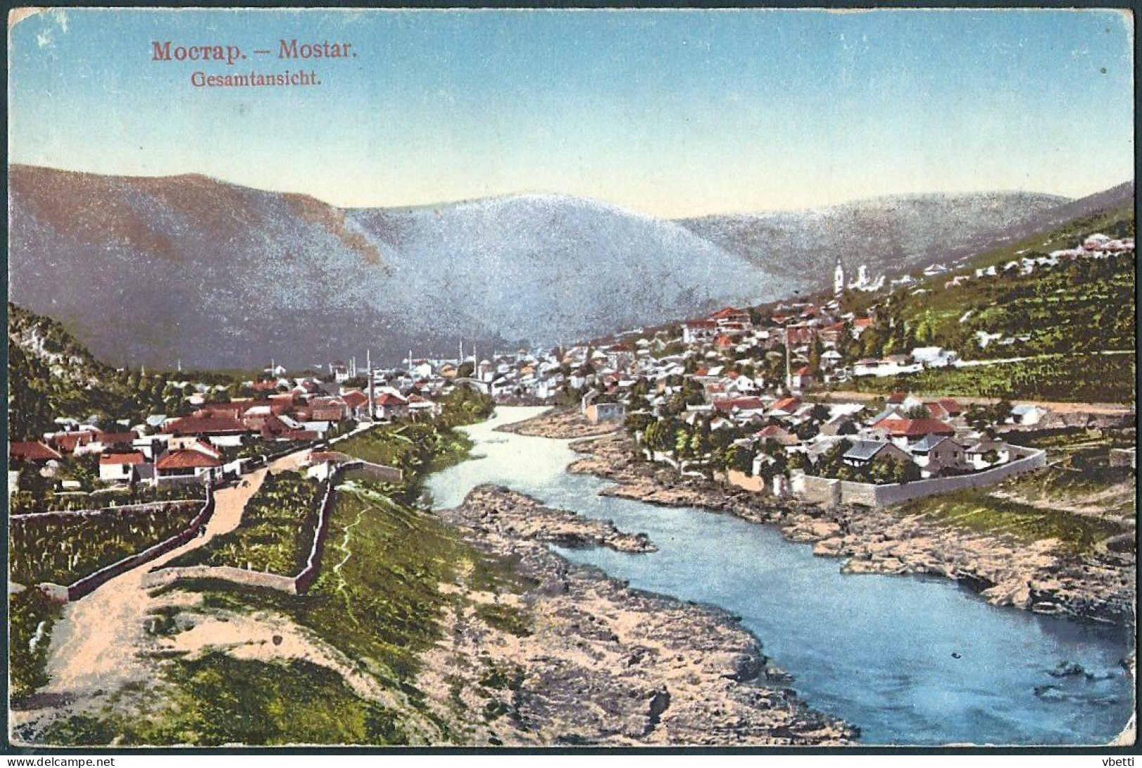 Bosnia And Herzegovina: Mostar, Gesamtansict - Bosnien-Herzegowina