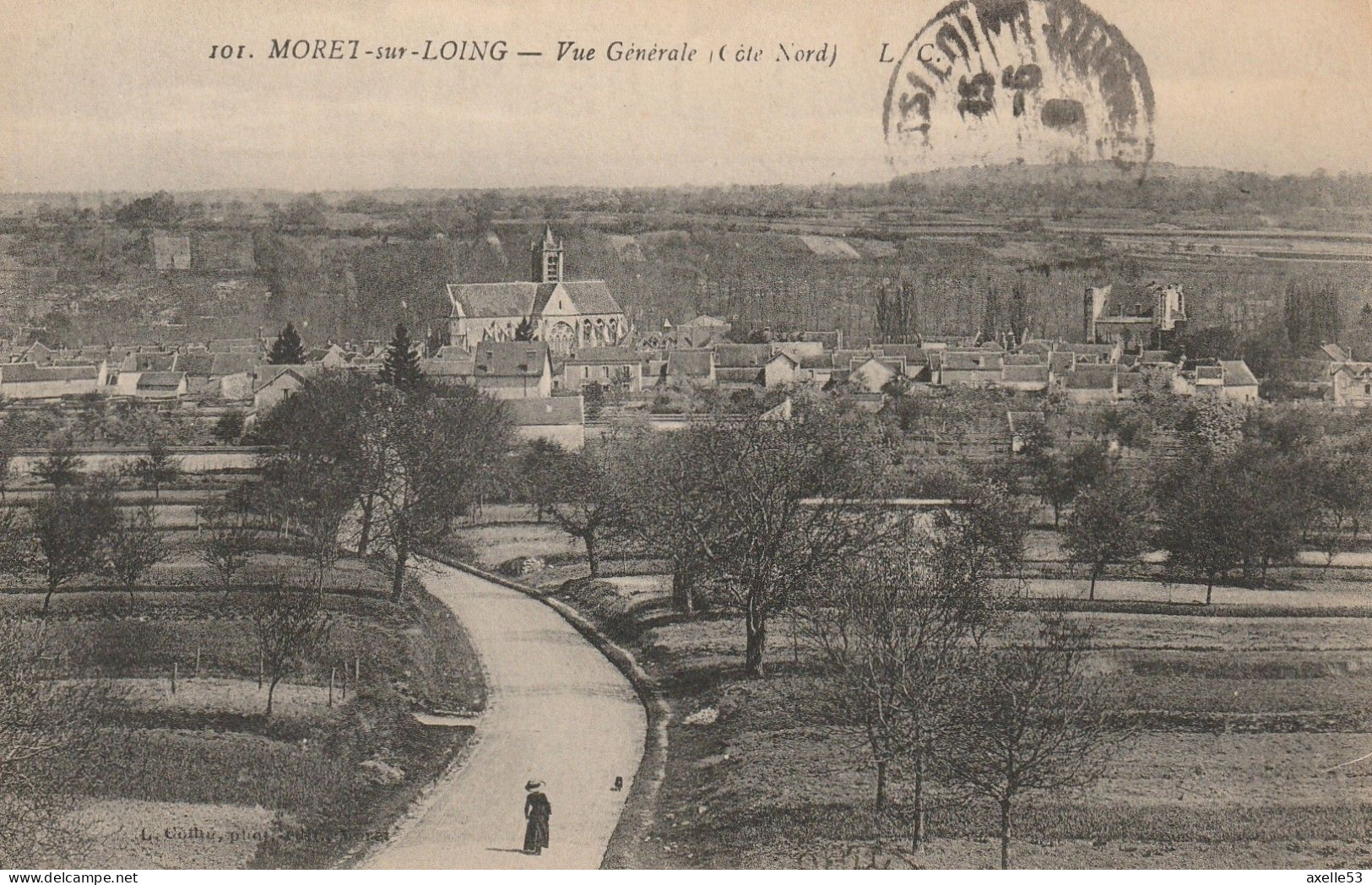 Moret-sur-Loing 77 (10169) Vue Général, (Côté Nord) - Moret Sur Loing