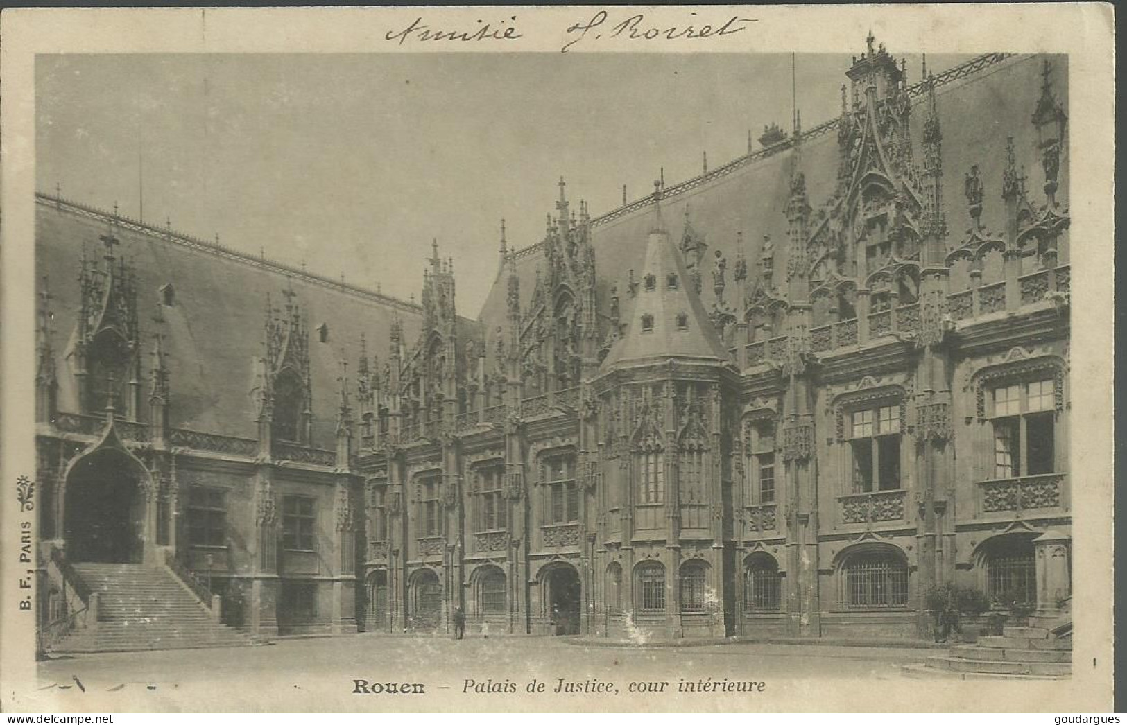 Rouen - Palais De Justice, Cour Intérieure - (P) - Rouen