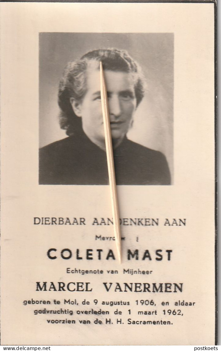 Mol, Coleta Mast, Vanermen - Devotion Images