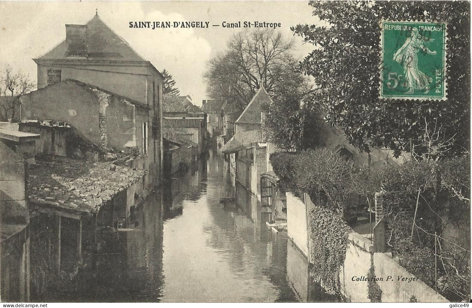 8843 CPA St Jean D'Angely - Canal St Eutrope - Saint-Jean-d'Angely