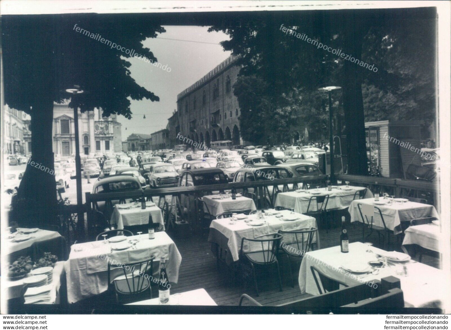 P50 Bozza Fotografica Mantova Citta' Albergo Due Guerrieri Bella - Mantova