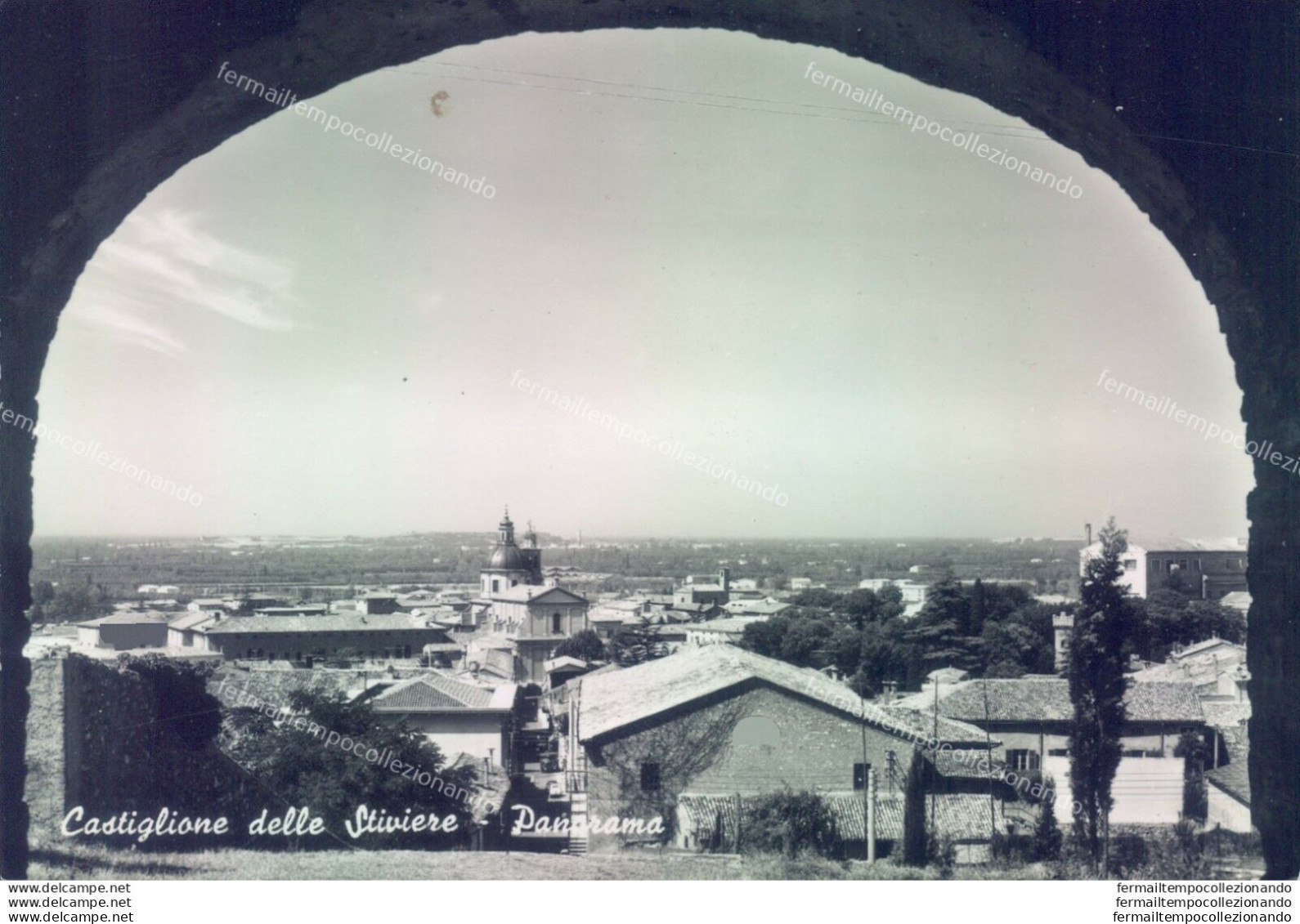 P198 Cartolina  Castiglione Delle Stiviere Panorama Provincia Di Mantova - Mantova