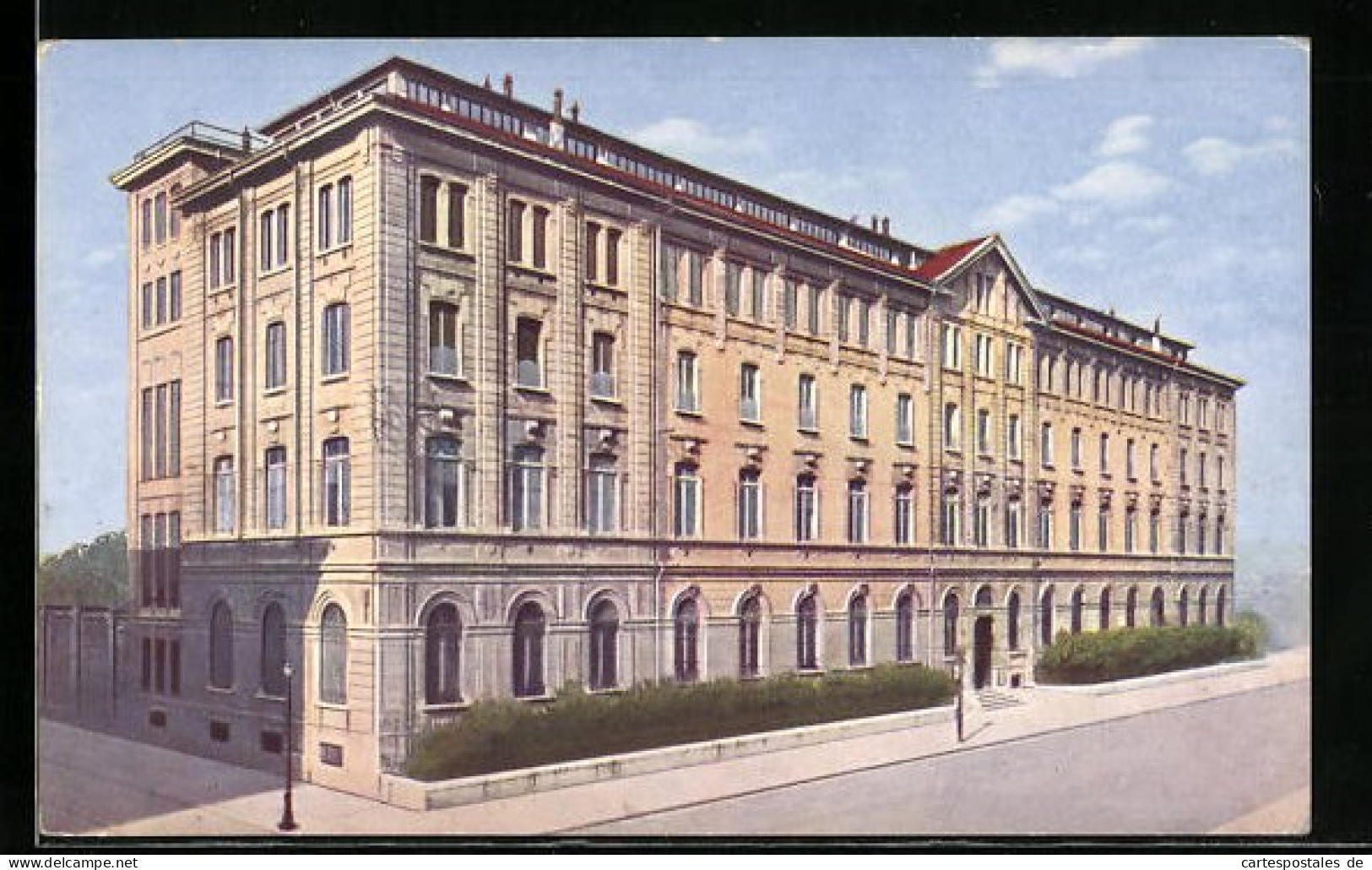 Cartolina Milano, Istituto Gonzaga, Via Vitruvio, 41  - Milano