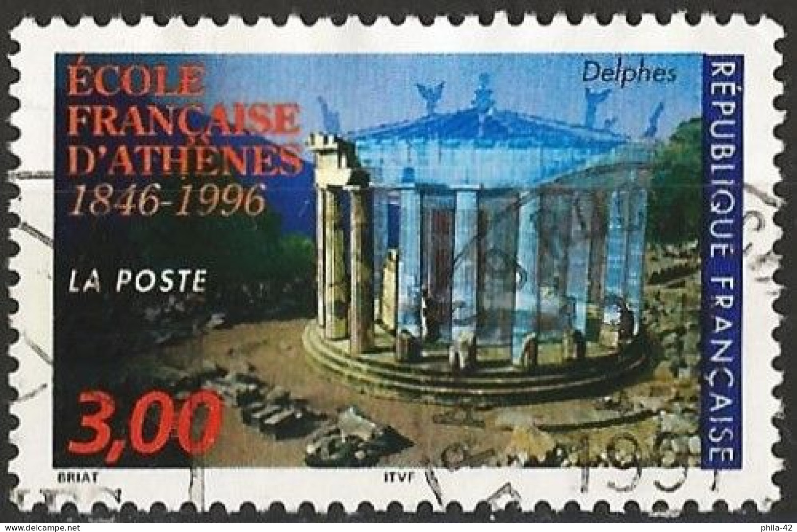 France 1996 - Mi 3181 - YT 3037 ( The Tholos Of Delphi ) - Usados