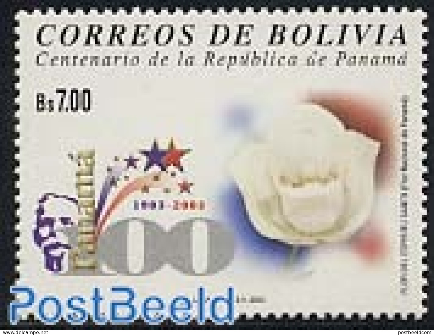 Bolivia 2003 Republic Centenary 1v, Mint NH, Nature - Flowers & Plants - Bolivië