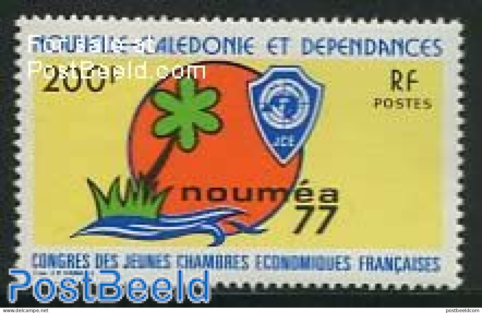 New Caledonia 1977 Junior Chamber Of Commerce 1v, Mint NH, Various - Export & Trade - Nuevos