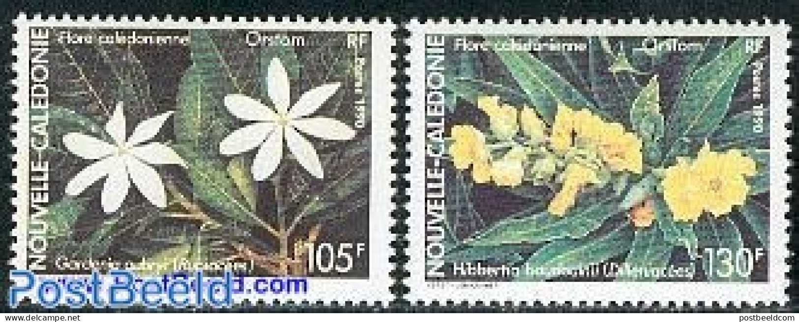 New Caledonia 1990 Flora 2v, Mint NH, Nature - Flowers & Plants - Ongebruikt