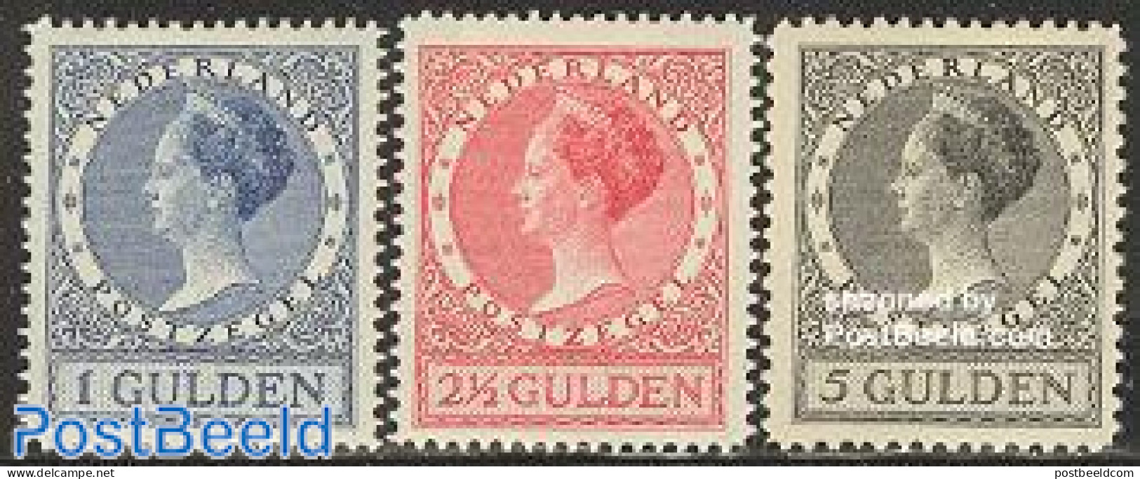 Netherlands 1926 Definitives 3v, Mint NH - Neufs
