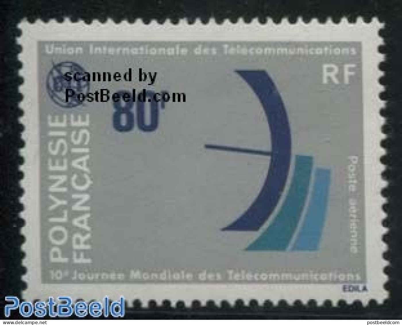 French Polynesia 1978 ITU Membership 1v, Mint NH, Science - Various - Telecommunication - I.T.U. - Unused Stamps