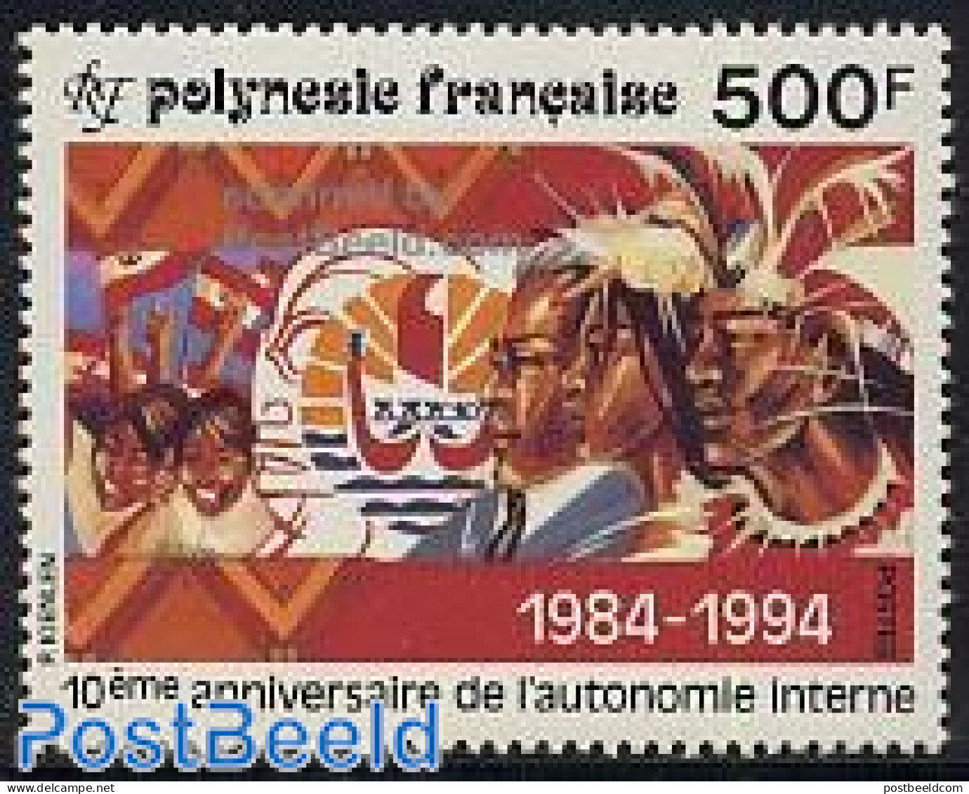 French Polynesia 1994 Autonomy 1v, Mint NH - Ungebraucht