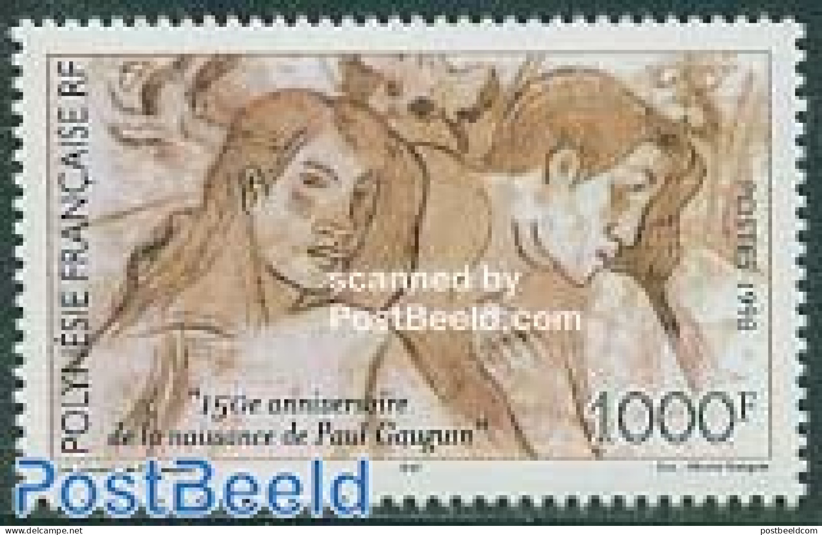 French Polynesia 1998 Paul Gaugin 1v, Mint NH, Art - Modern Art (1850-present) - Paintings - Paul Gauguin - Unused Stamps