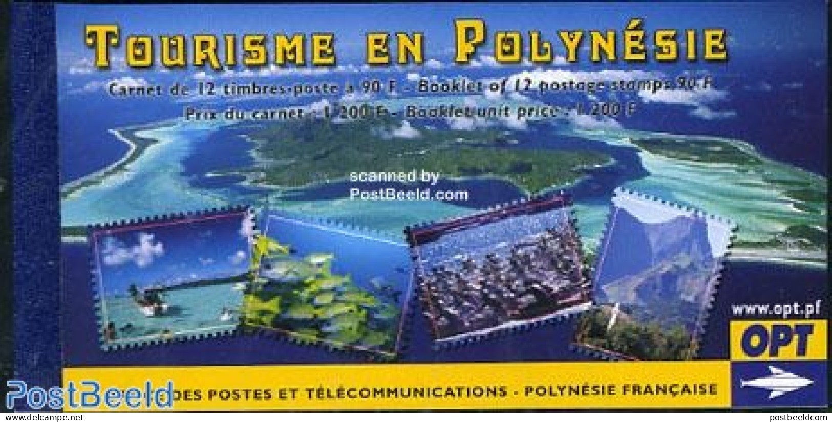 French Polynesia 2006 Tourism 12v In Booklet, Mint NH, Nature - Sport - Transport - Various - Fish - Horses - Diving -.. - Nuevos