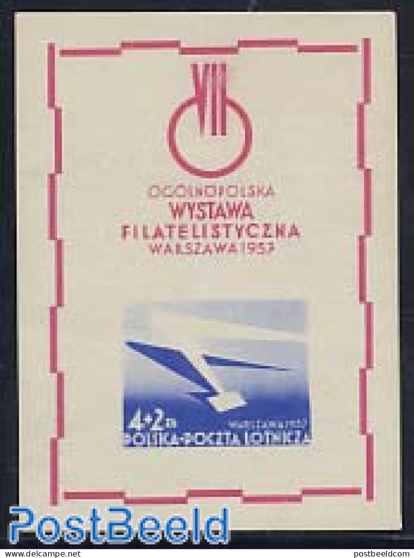 Poland 1957 Stamp Exposition S/s, Mint NH, Philately - Ungebraucht