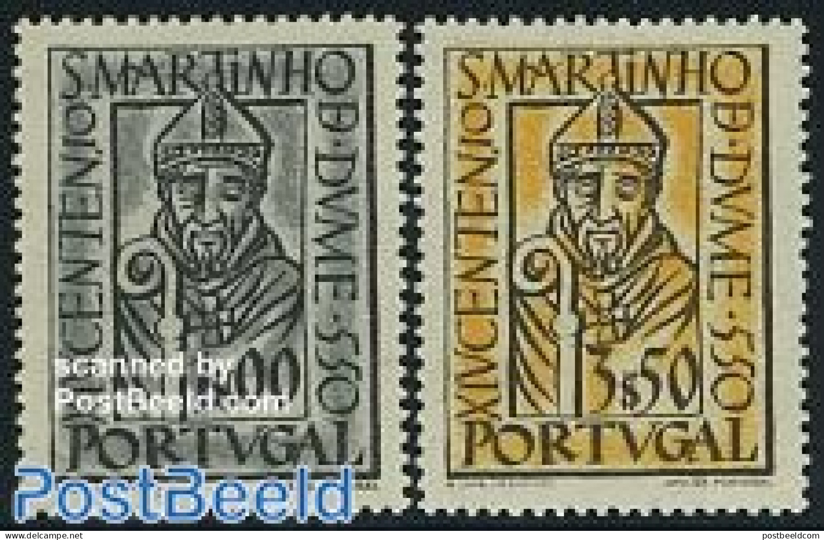 Portugal 1953 Martinho De Dume 2v, Mint NH, Religion - Religion - Nuovi