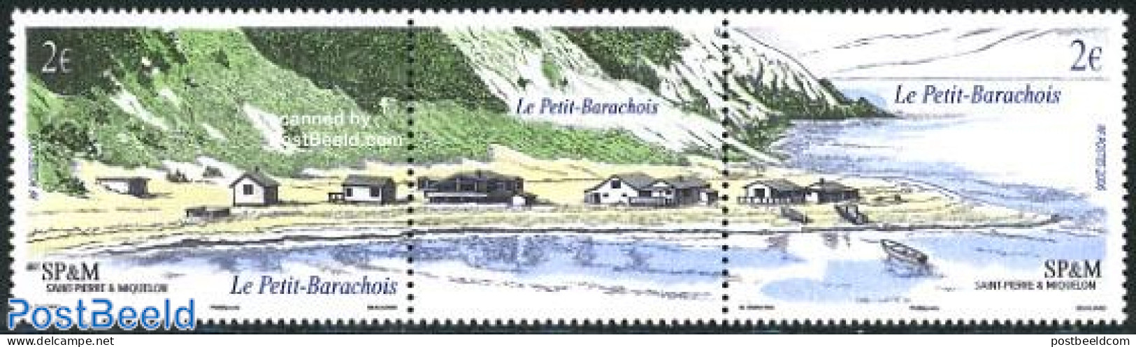 Saint Pierre And Miquelon 2006 Le Petit Barachois 2v+tab [:T:], Mint NH, Transport - Ships And Boats - Boten