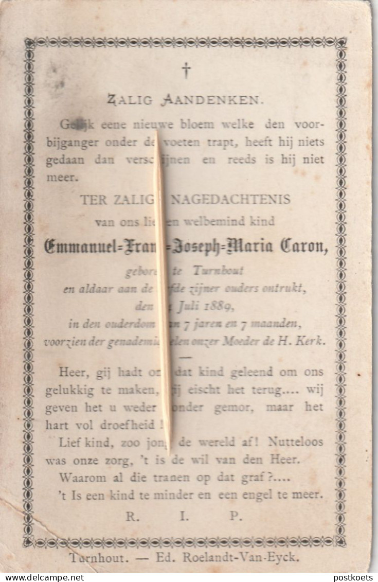 Turnhout, Emmanuel Caron, 1889 - Imágenes Religiosas