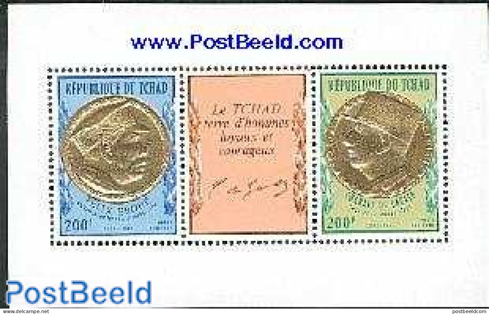 Chad 1971 Charles De Gaulle S/s, Mint NH, History - Politicians - Autres & Non Classés
