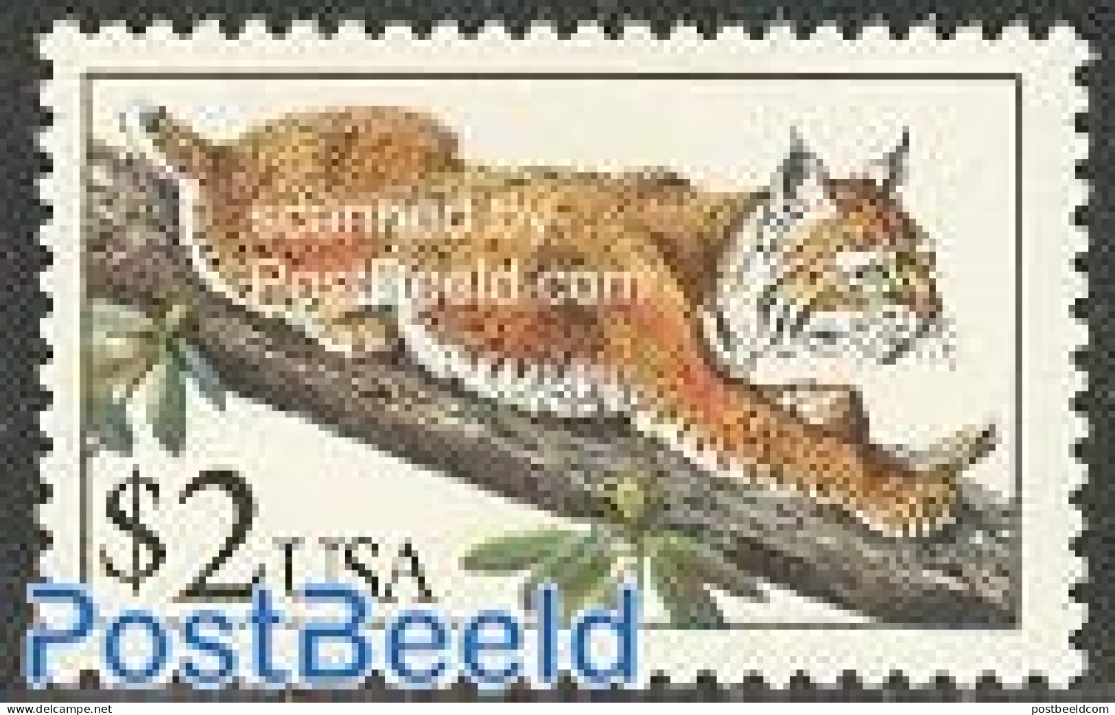 United States Of America 1990 Lynx 1v, Mint NH, Nature - Animals (others & Mixed) - Cat Family - Neufs