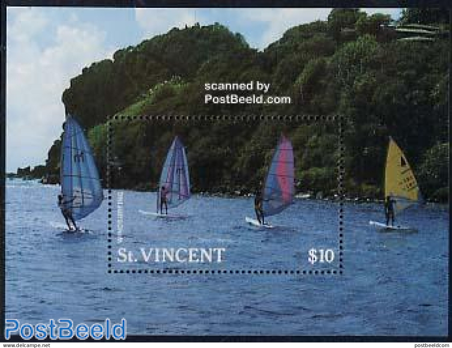 Saint Vincent 1988 Windsurfing S/s, Mint NH, Sport - Sailing - Sport (other And Mixed) - Sailing