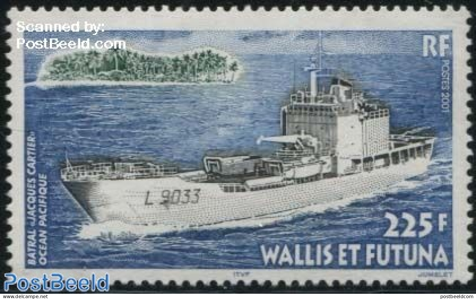 Wallis & Futuna 2001 Jaques Cartier 1v, Mint NH, Transport - Ships And Boats - Boten