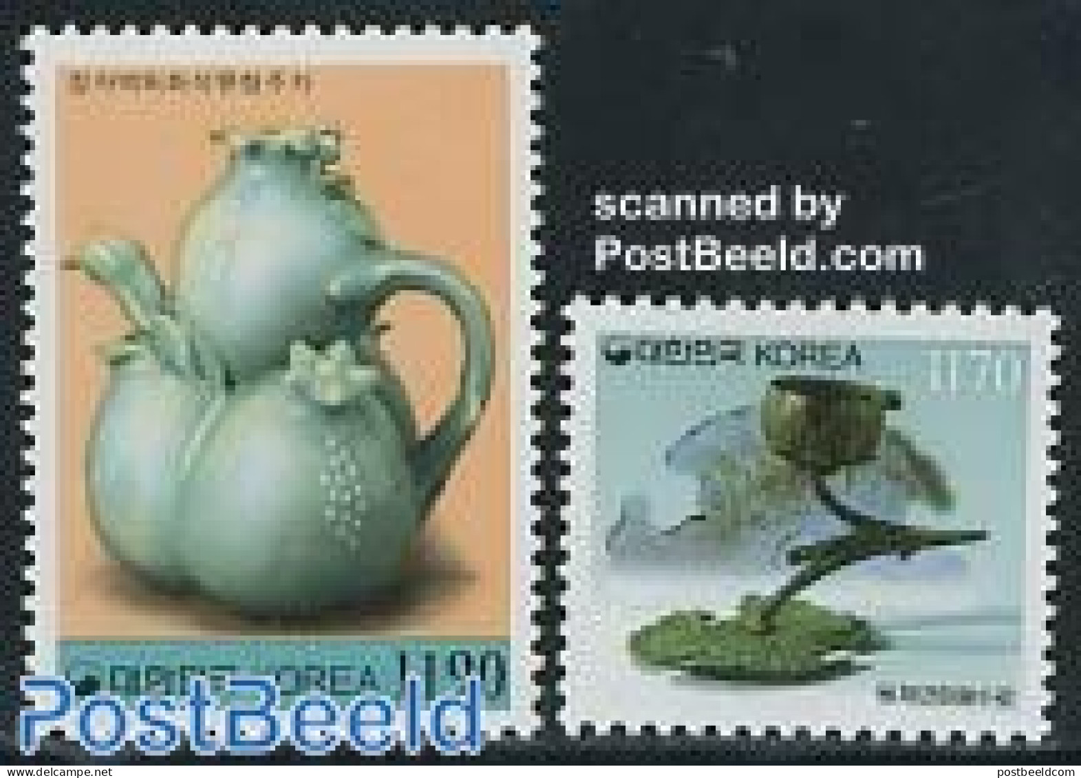 Korea, South 1997 Art 2v, Mint NH, Art - Art & Antique Objects - Corea Del Sur