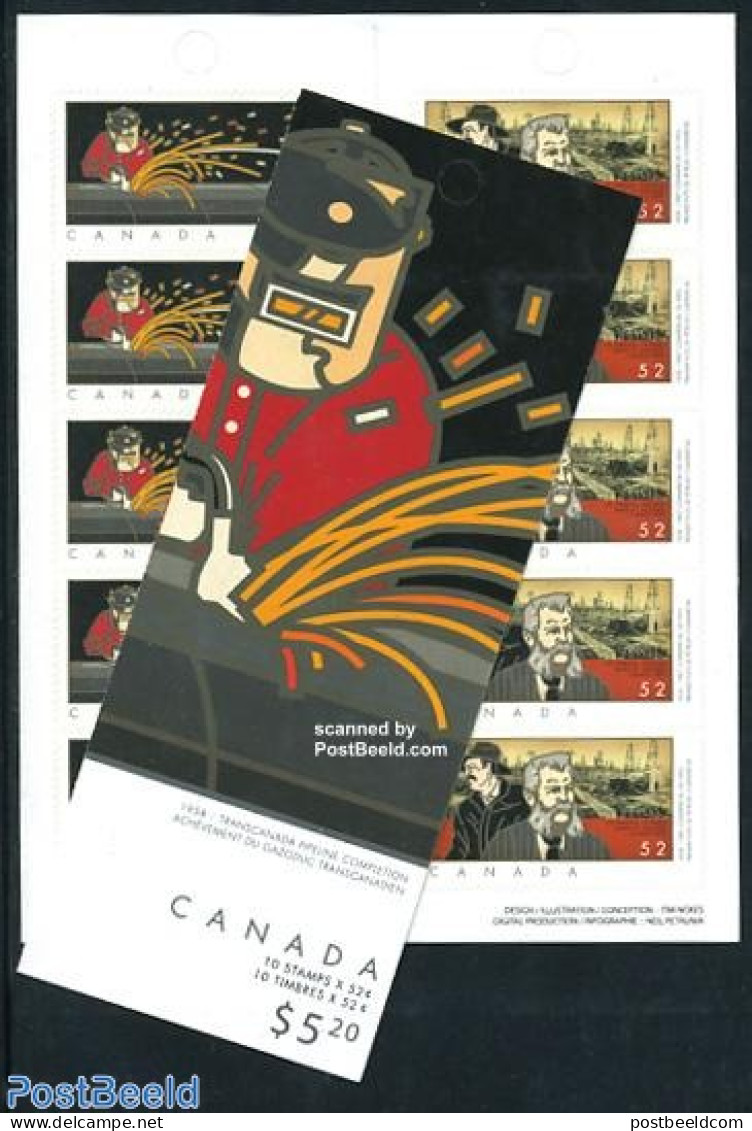 Canada 2008 Oil & Gas Booklet, Mint NH, Science - Mining - Stamp Booklets - Ongebruikt
