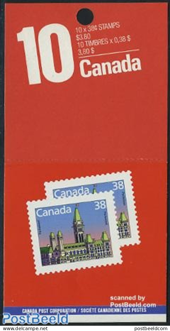 Canada 1989 Parliament Booklet, Mint NH, Stamp Booklets - Unused Stamps