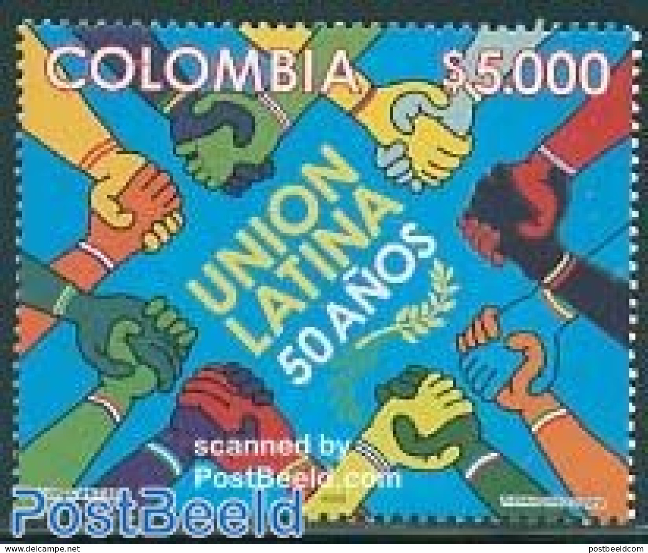 Colombia 2005 Latin Union 1v, Mint NH - Colombia