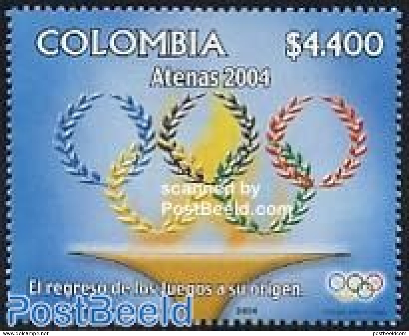 Colombia 2004 Olympic Games 1v, Mint NH, Sport - Olympic Games - Kolumbien