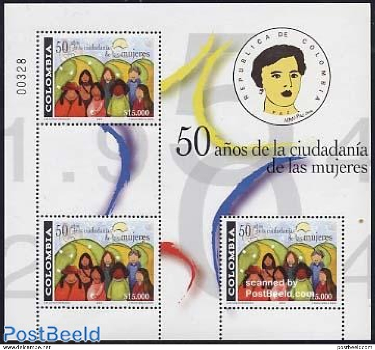 Colombia 2004 Women S/s, Mint NH - Colombia