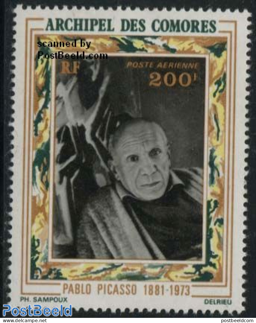 Comoros 1973 Death Of Picasso 1v, Mint NH, Art - Pablo Picasso - Isole Comore (1975-...)