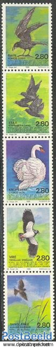 Denmark 1986 Birds 5v [::::], Mint NH, Nature - Birds - Swans - Ongebruikt