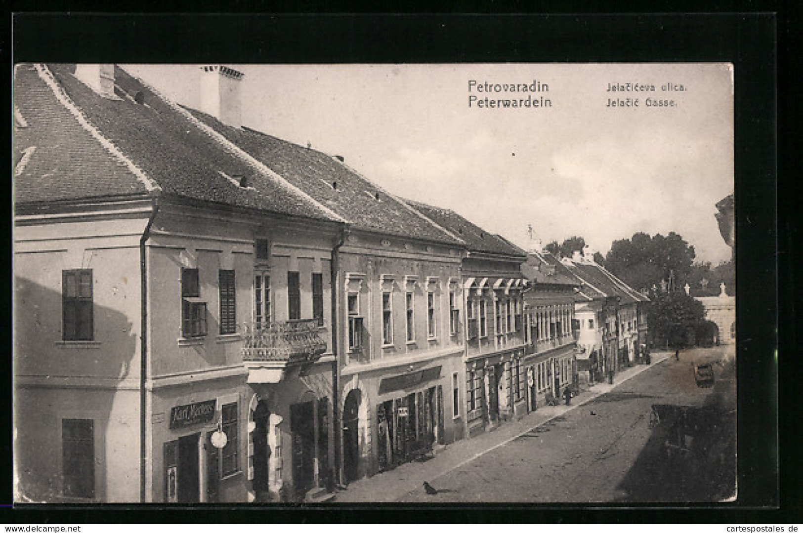 AK Peterwardein, Jelacic Gasse  - Serbie