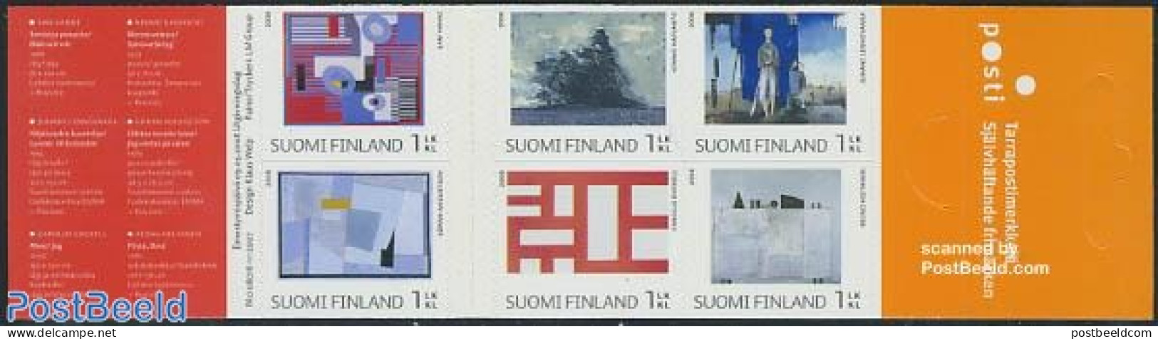 Finland 2008 Art 6v S-a In Booklet, Mint NH, Art - Modern Art (1850-present) - Paintings - Nuovi
