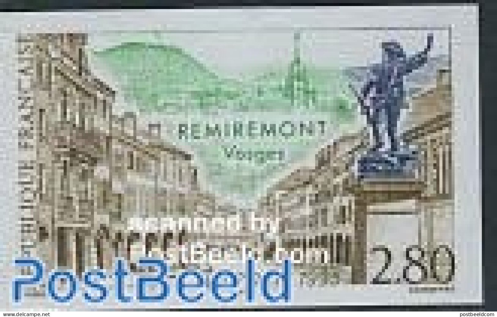 France 1995 Remiremont 1v Imperforated, Mint NH, Sculpture - Ungebraucht