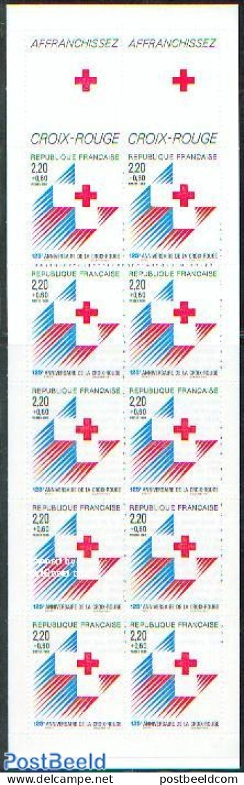 France 1988 Red Cross Booklet, Mint NH, Health - Red Cross - Stamp Booklets - Nuevos
